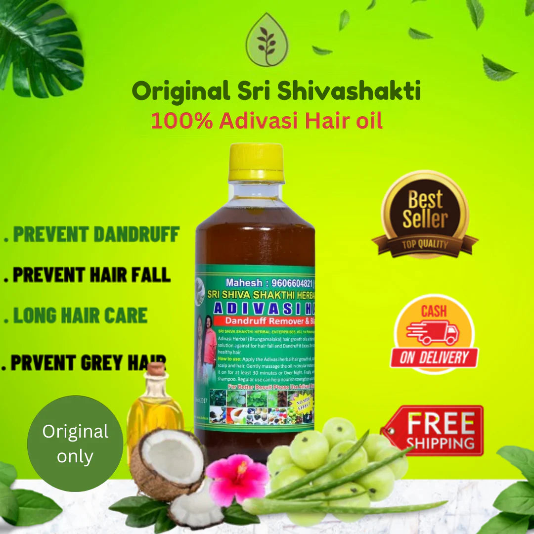 Sri Shiva Shakti Herbal Hair Oil🌿